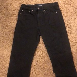 J. Crew 770 Straight fit stretch jeans Black 30W
